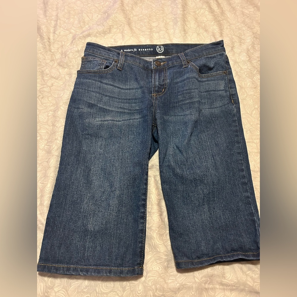 Demin Bermuda Shorts
